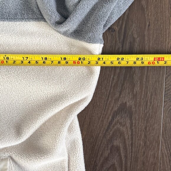 Columbia Fleece Pullover Womens Large Gray White Soft Warm Outdoor - Picture 5 of 6
